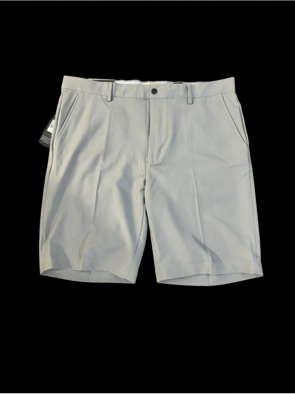 Elite Greg Norman Golf Collection Light Gray Flat Front Shorts size 36